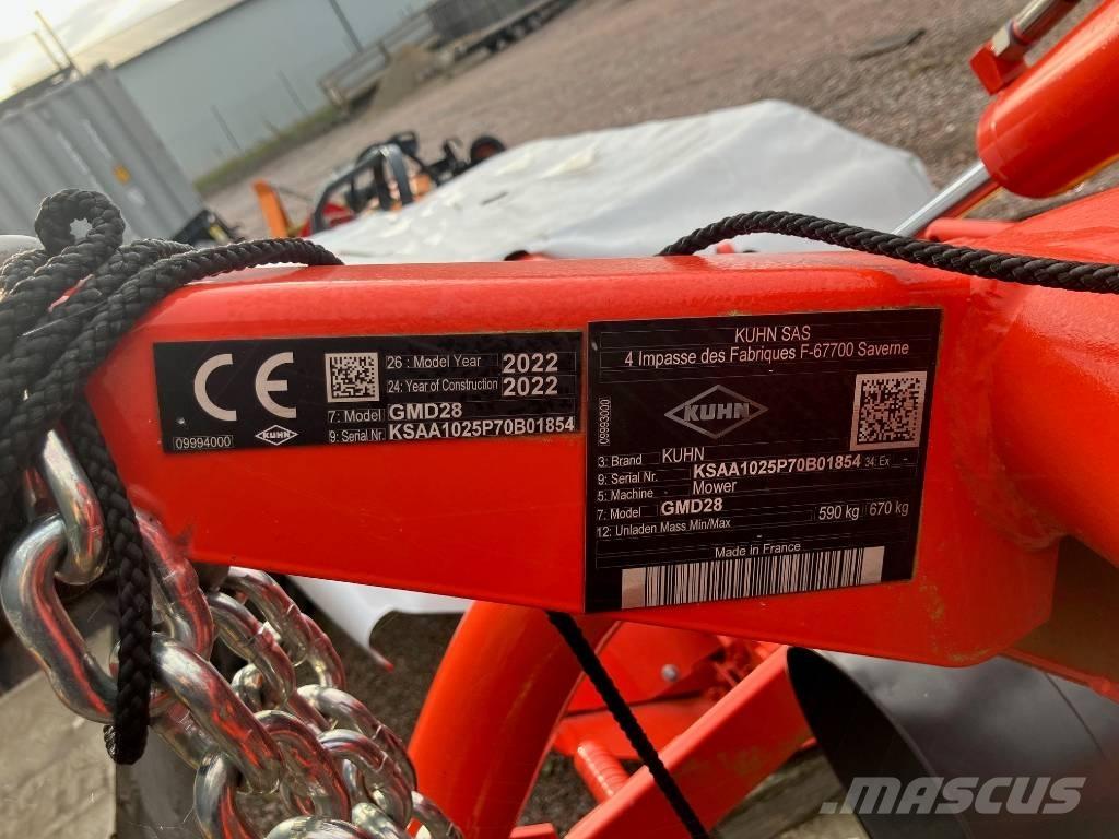 Kuhn GMD 280 Žacie stroje