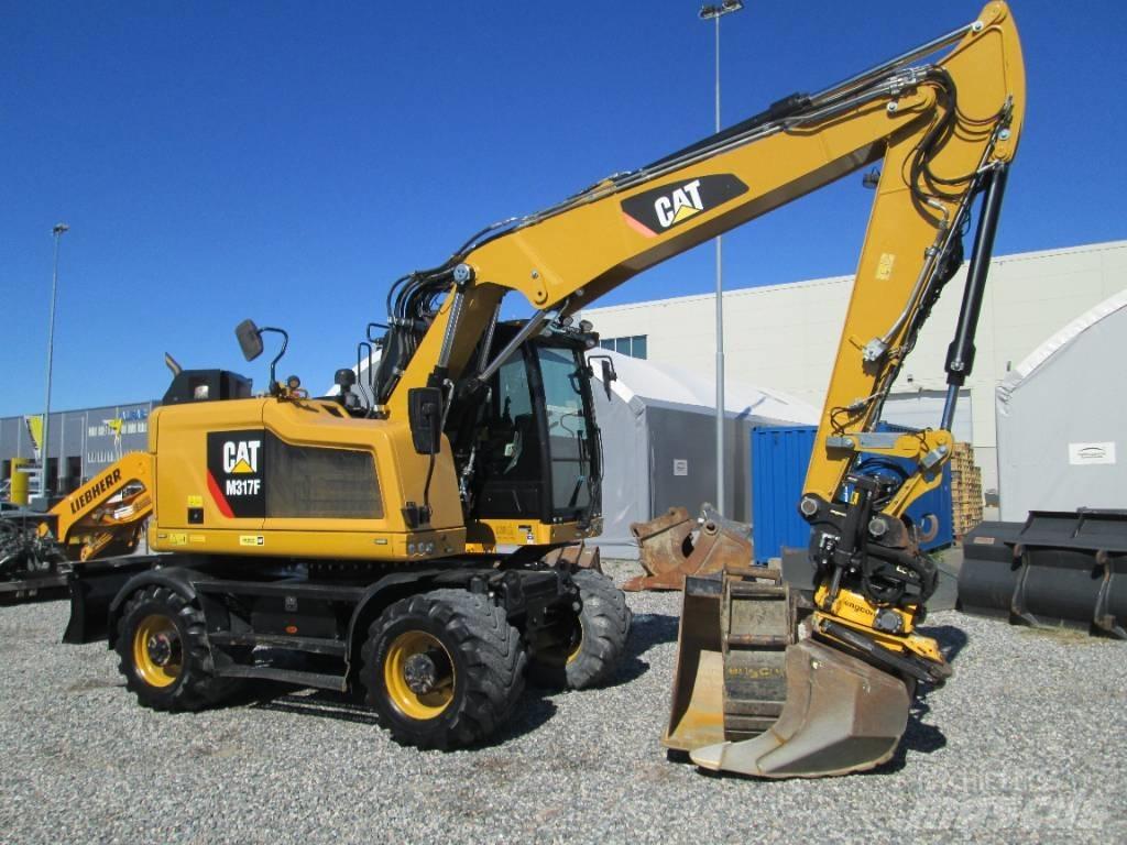 CAT M 317F Kolesové rýpadlá