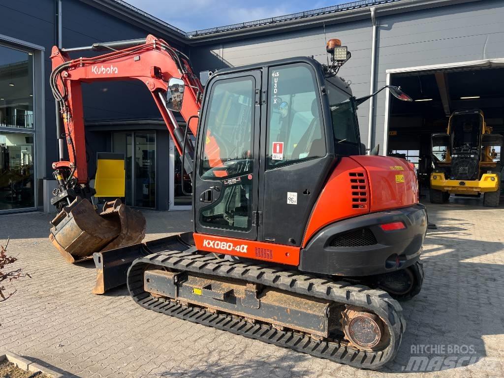 Kubota KX 080-4 Midi rýpadlá 7 t - 12 t
