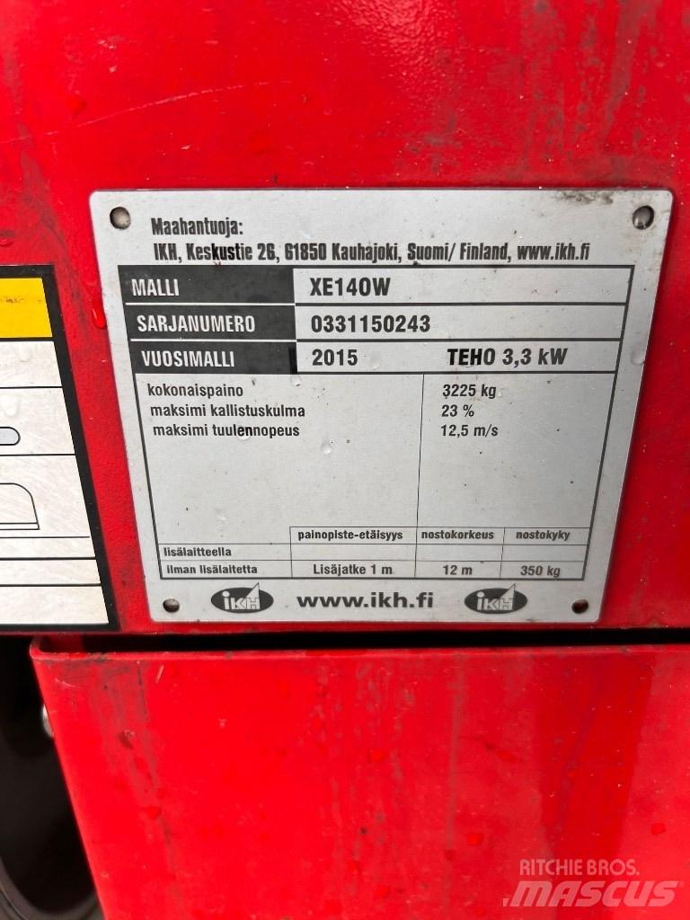 Mantall XE140W Nožnicové zdvíhacie plošiny
