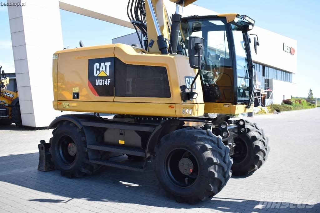CAT M314F Kolesové rýpadlá