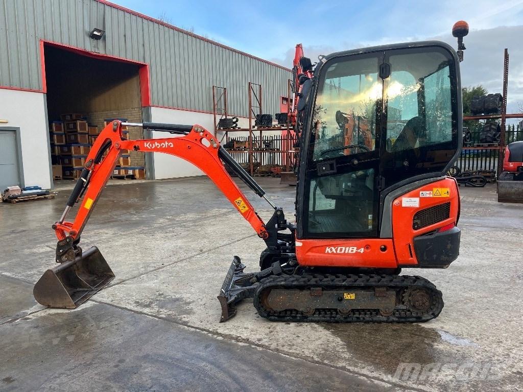 Kubota KX 018-4 Mini rýpadlá < 7t