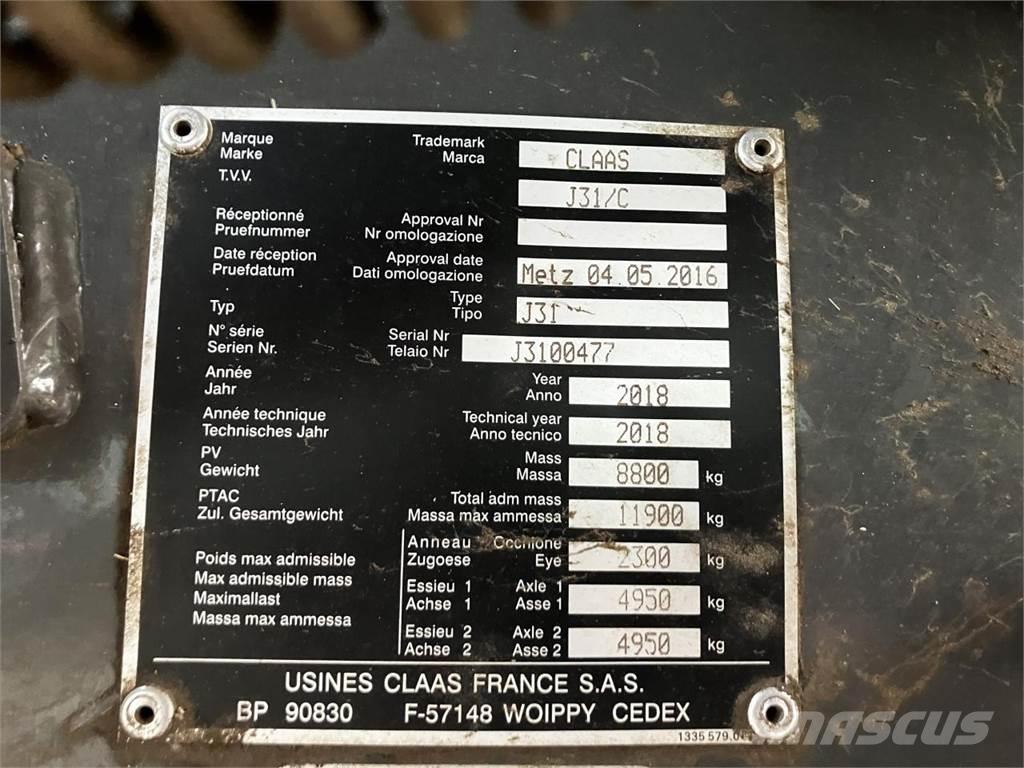 CLAAS 5200 FC Lisy na hranaté balíky