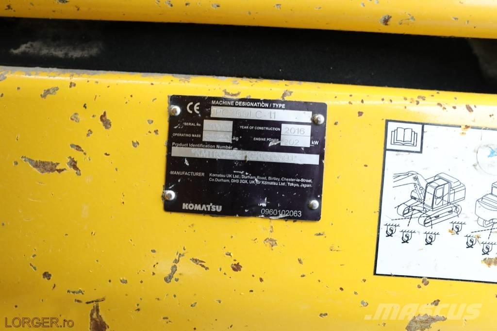 Komatsu PC 360 LC - 11 Pásové rýpadlá