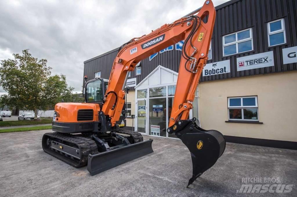 Doosan DX 85 R Midi rýpadlá 7 t - 12 t