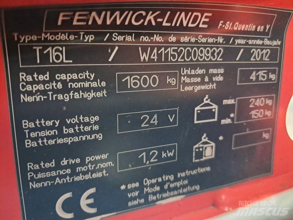 Linde T16L Nízkozdvižný vozík