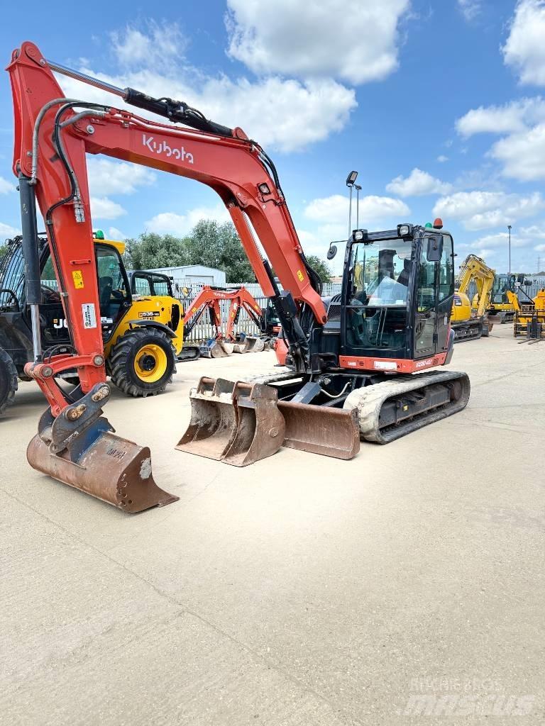 Kubota KX 080-4 Midi rýpadlá 7 t - 12 t