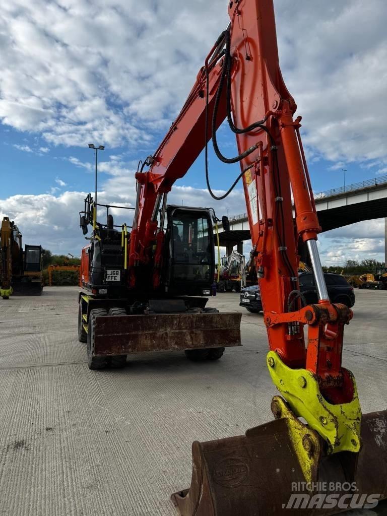 Hitachi ZX 145 W-6 Kolesové rýpadlá