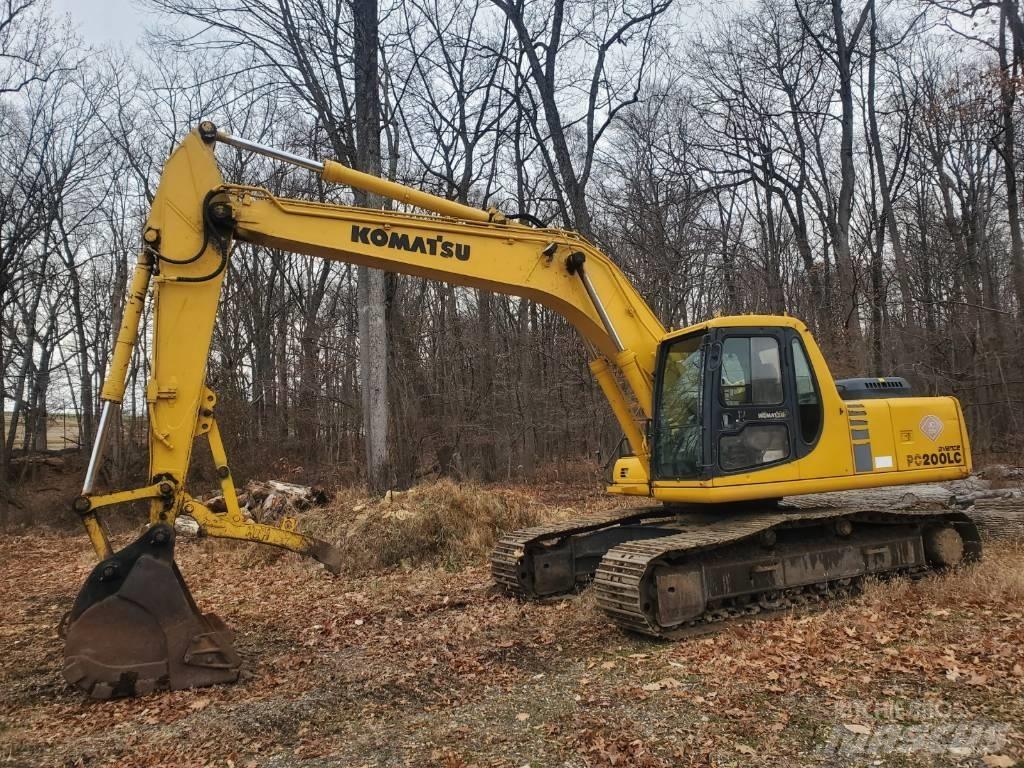 Komatsu PC200LC Pásové rýpadlá