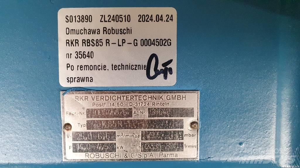 Robuschi RBS 85 Kompresory náhradné diely