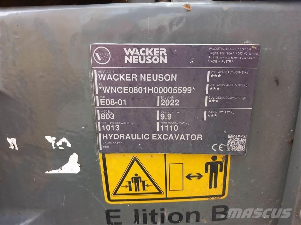 Wacker Neuson 803 Pásové rýpadlá