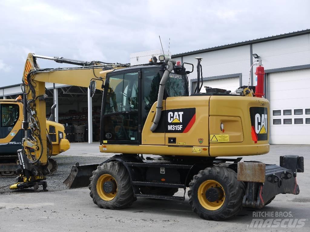 CAT M 315 F Kolesové rýpadlá