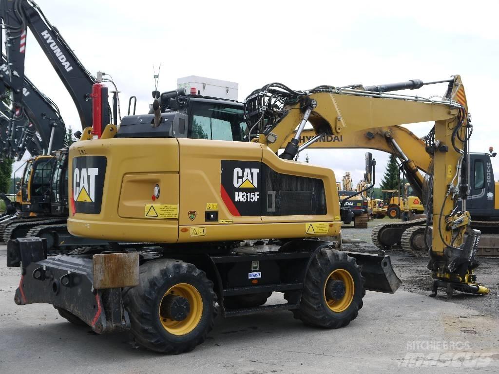 CAT M 315 F Kolesové rýpadlá