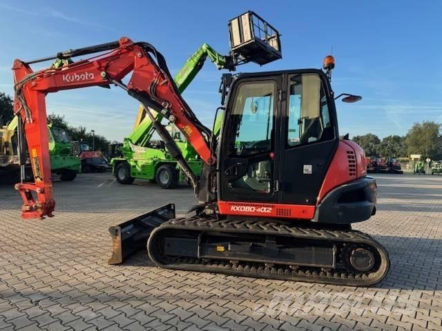 Kubota KX080-4a2 Midi rýpadlá 7 t - 12 t