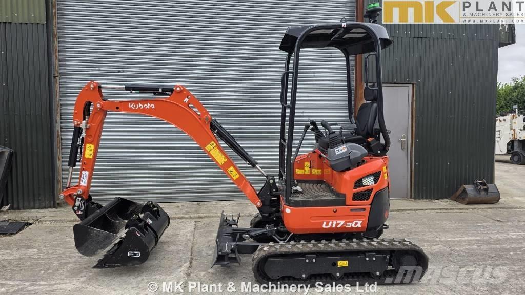 Kubota U 17-3a Mini rýpadlá < 7t