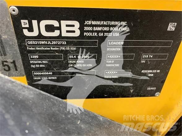 JCB 215 Šmykom riadené nakladače