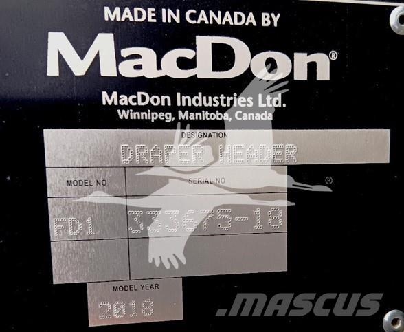 MAC DON FD145 Kombajnove hlavice