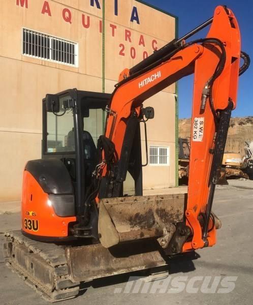 Hitachi ZX 33 U-5 A Mini rýpadlá < 7t