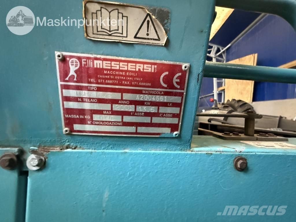 Messersi TCH 155 Stavebné sklápače