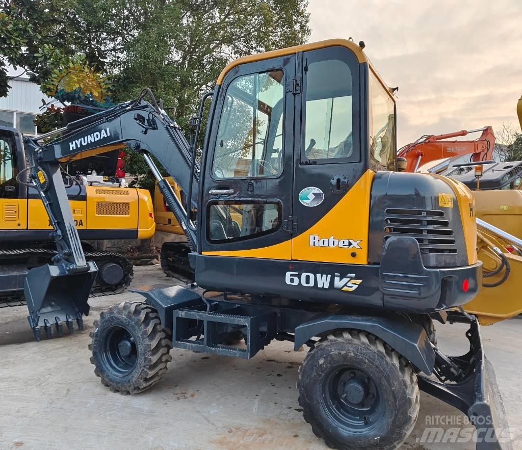 Hyundai R 60 W Kolesové rýpadlá