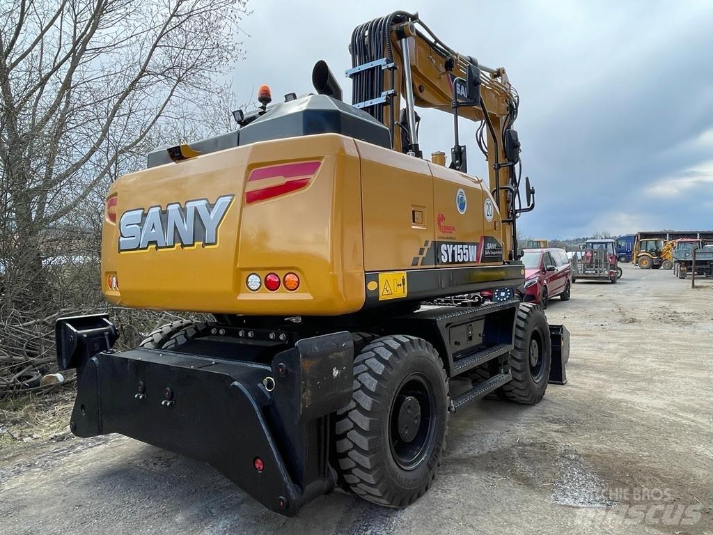 Sany SY155W Kolesové rýpadlá