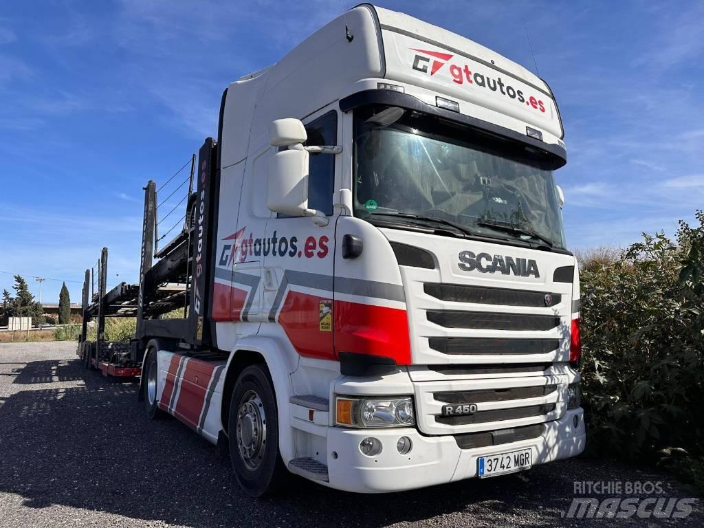 Scania R 450 Nákladní vozidlá na prepravu automobilov