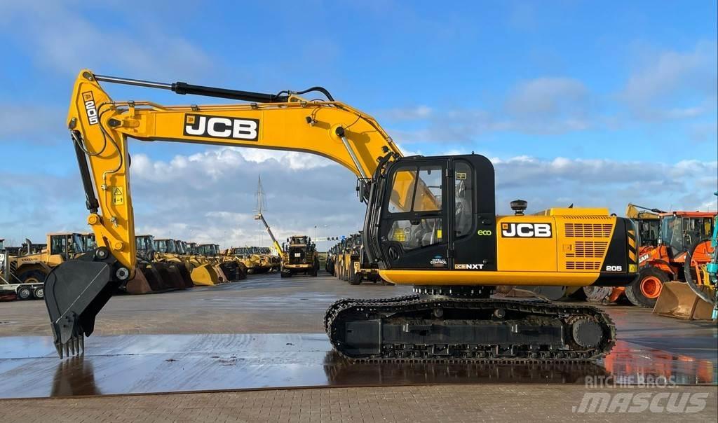 JCB 205 Pásové rýpadlá