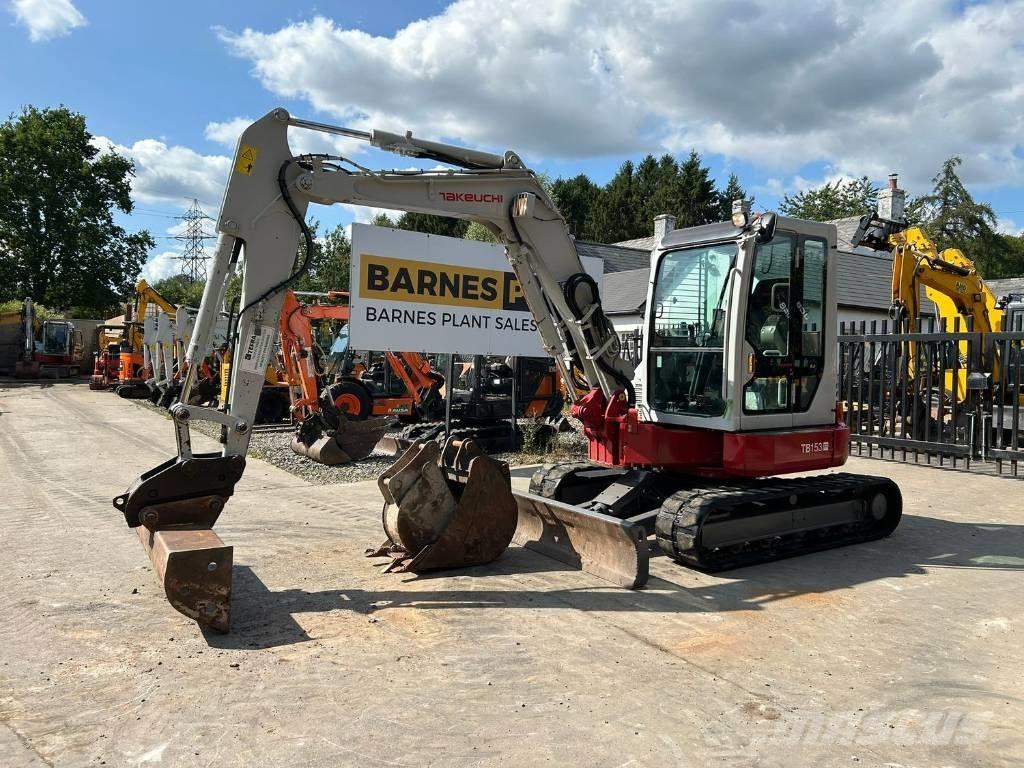 Takeuchi TB 153 FR Midi rýpadlá 7 t - 12 t
