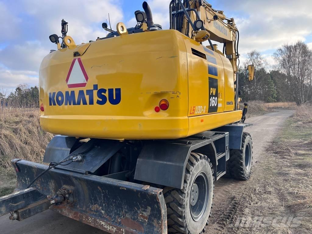 Komatsu PW 160 Kolesové rýpadlá