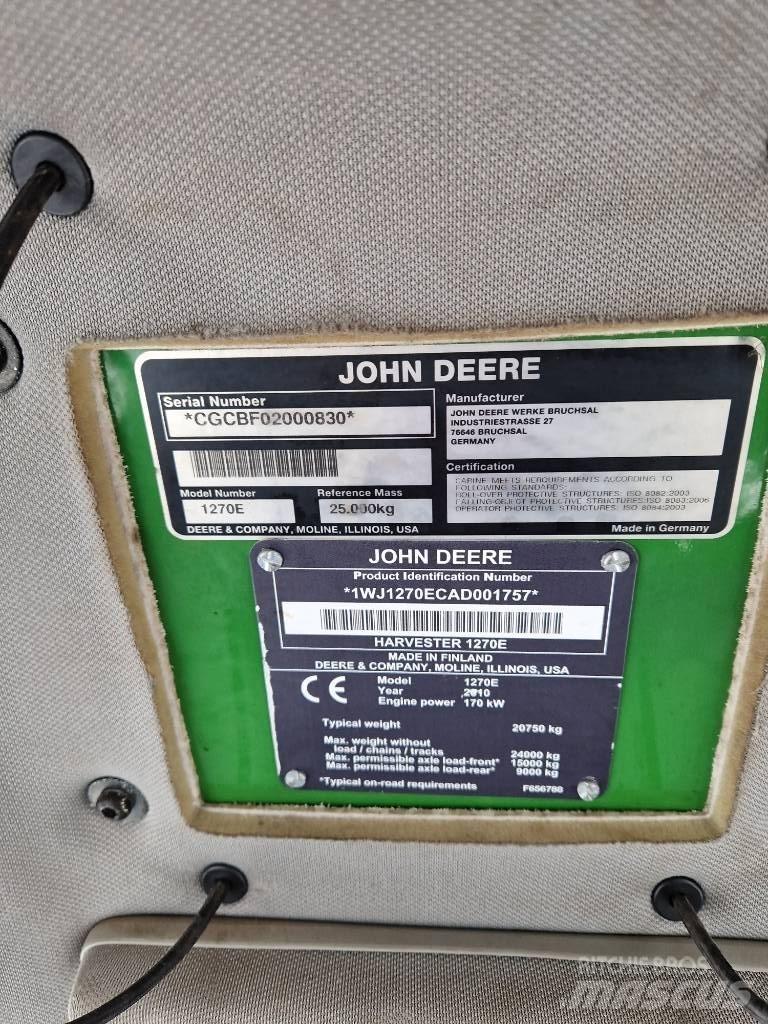 John Deere 1270E Harvestory