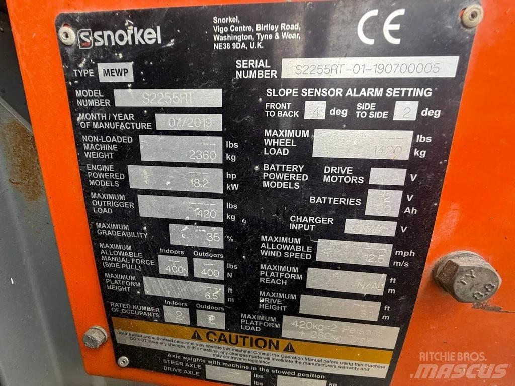 Snorkel S2255RT Nožnicové zdvíhacie plošiny