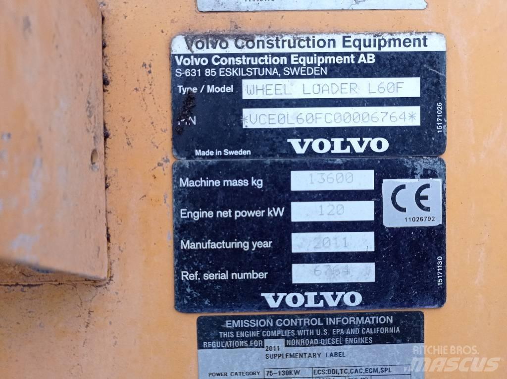 Volvo L 60 F Kolesové nakladače