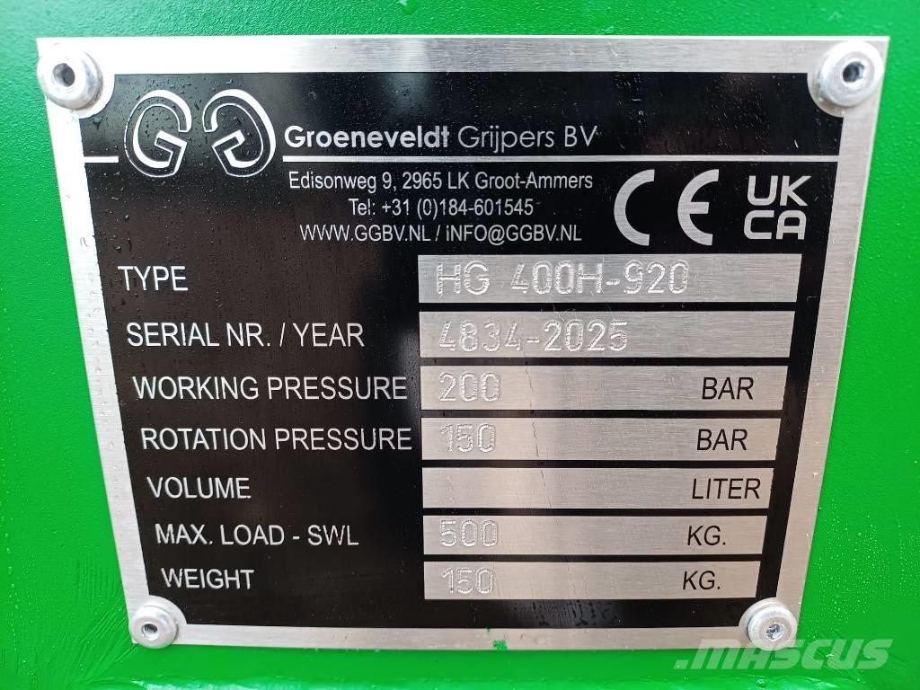  Groeneveldt 400H Lodné háky