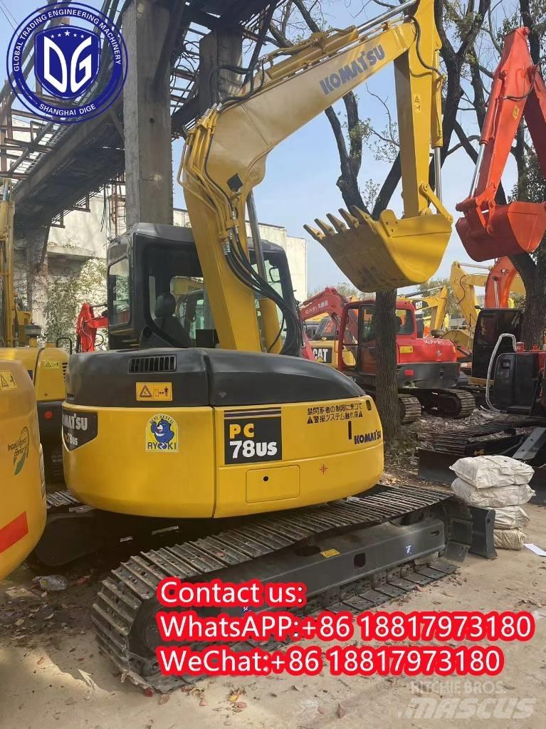 Komatsu PC 78 US Pásové rýpadlá