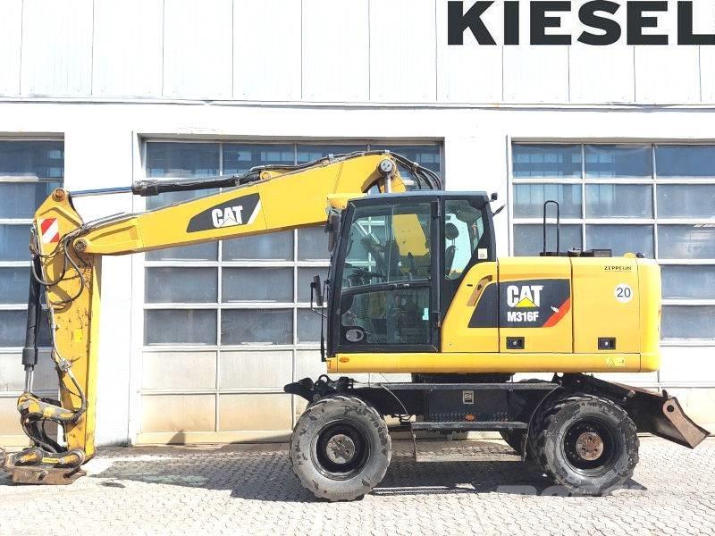 CAT M 316 F Kolesové rýpadlá