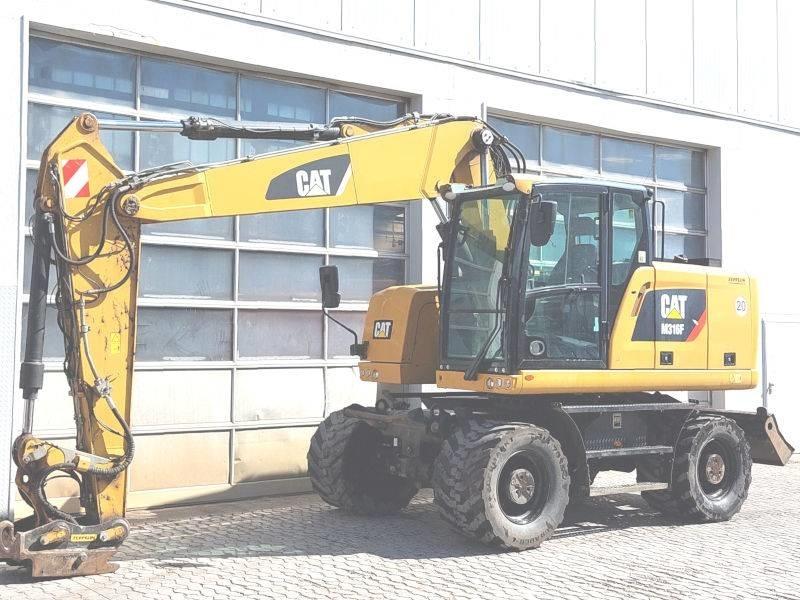 CAT M 316 F Kolesové rýpadlá