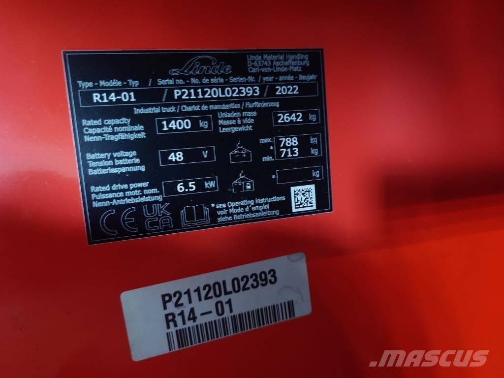 Linde R14/1120 Retraky