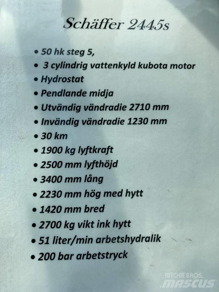 Schäffer 2445s Viacúčelové nakladače