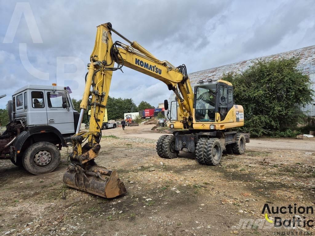 Komatsu PW160-7 Kolesové rýpadlá