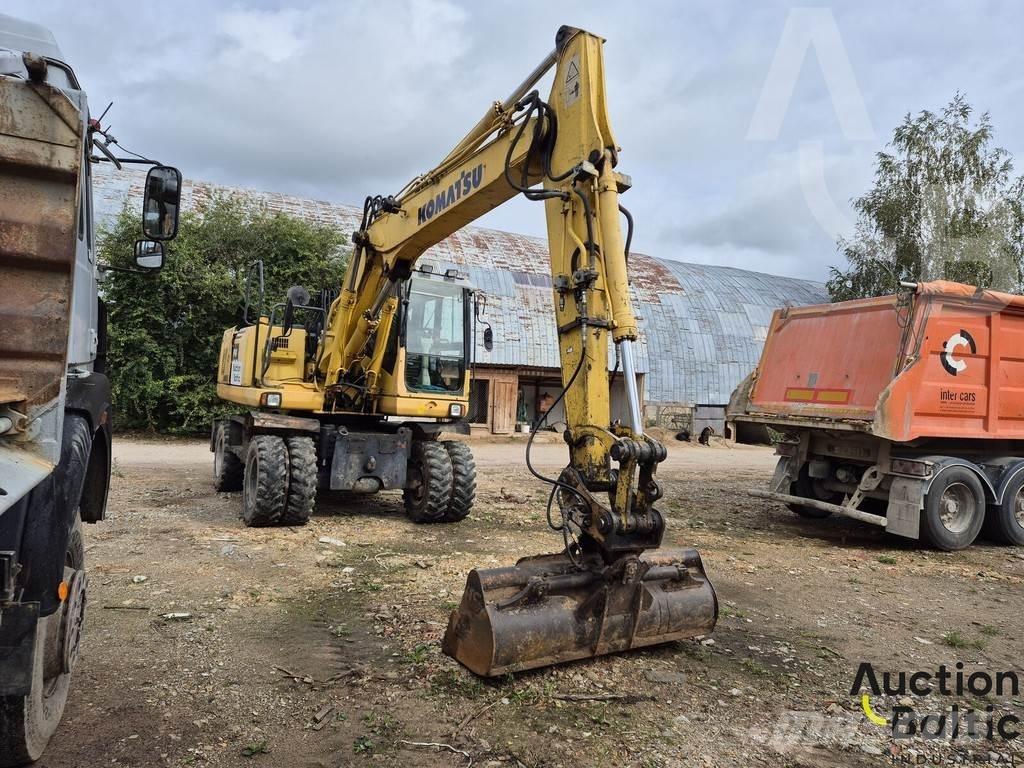 Komatsu PW160-7 Kolesové rýpadlá