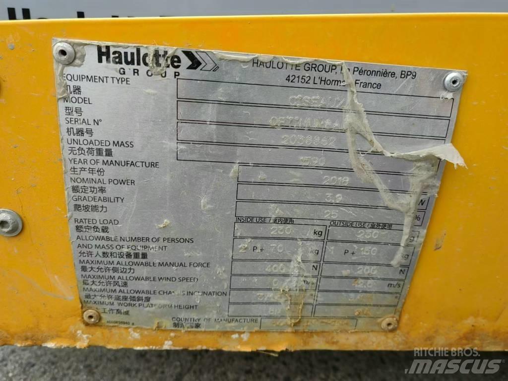 Haulotte OPTIMUM 8 Nožnicové zdvíhacie plošiny
