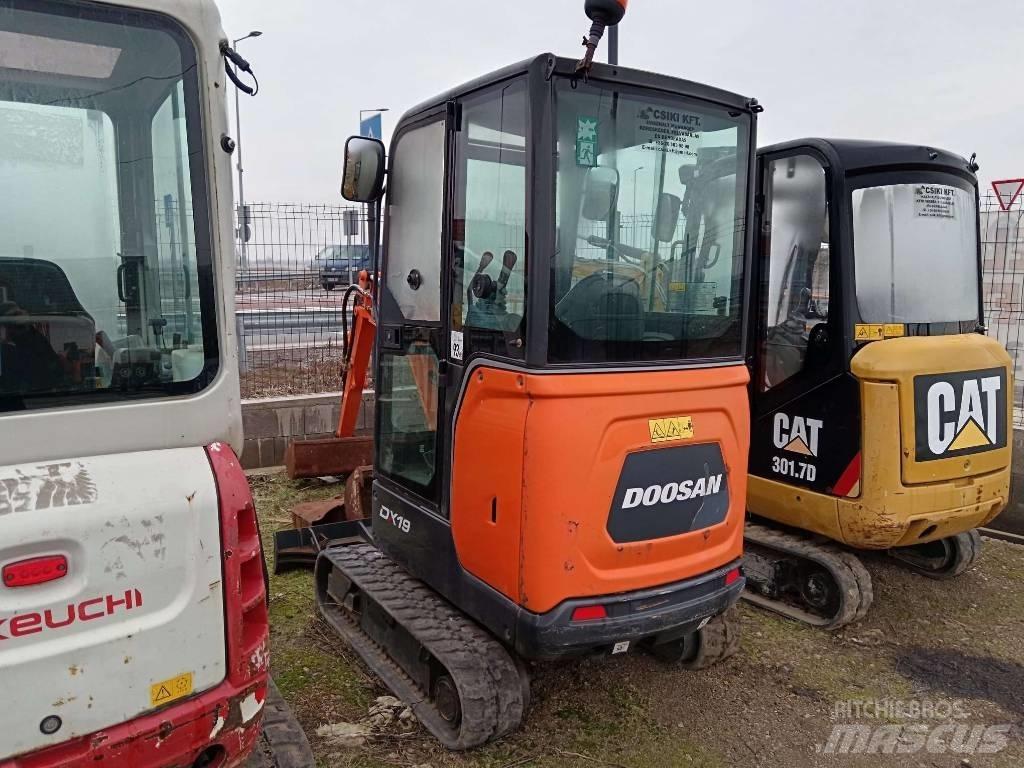 Doosan DX 19 Mini rýpadlá < 7t