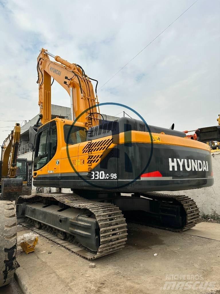 Hyundai 330LC-9T Pásové rýpadlá