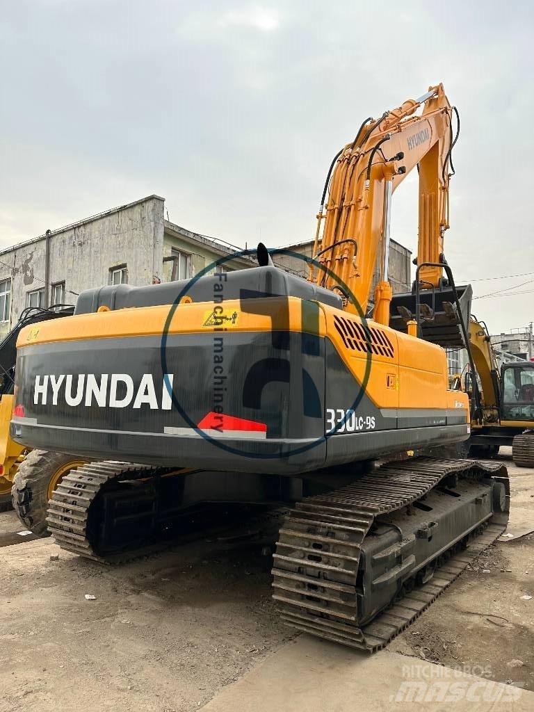 Hyundai 330LC-9T Pásové rýpadlá