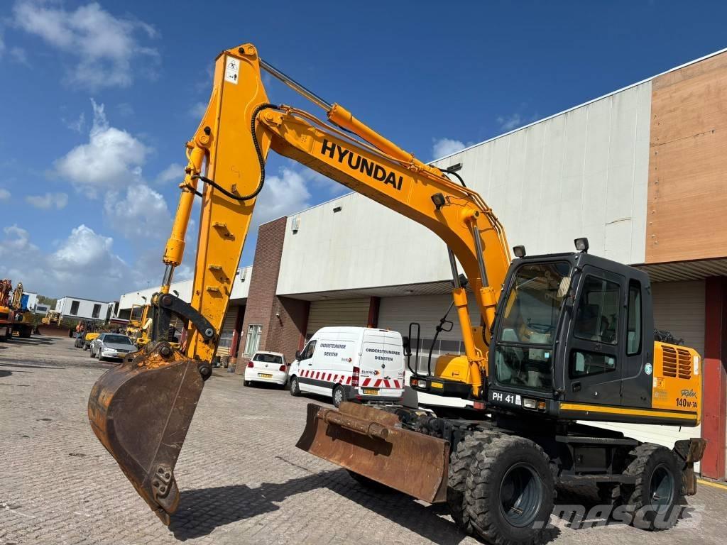 Hyundai 140W-7A Kolesové rýpadlá