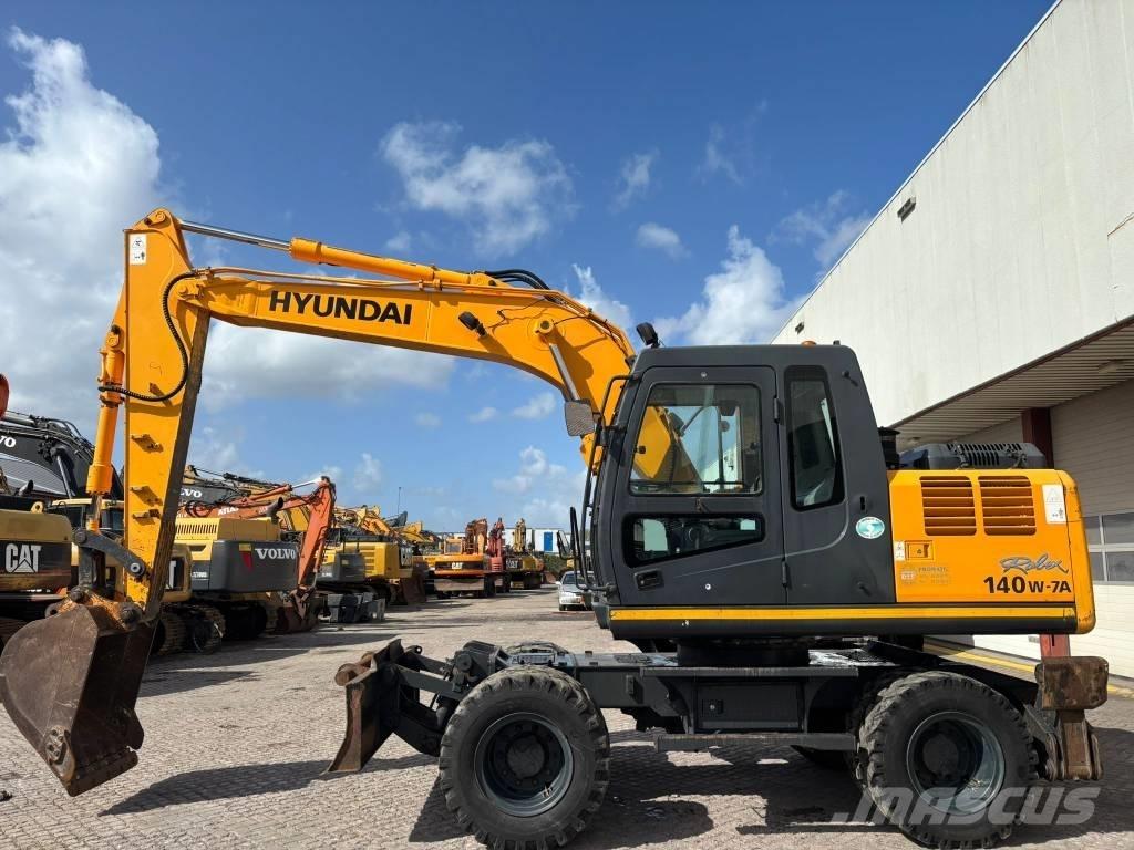 Hyundai 140W-7A Kolesové rýpadlá