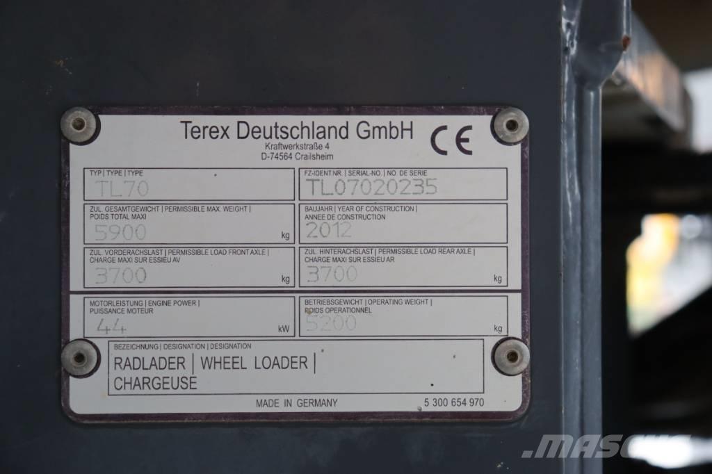 Terex TL 70 Kolesové nakladače