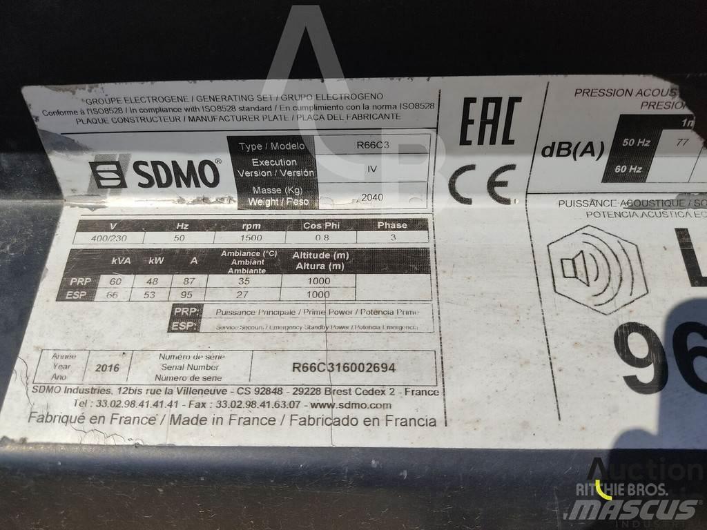 Sdmo R66C3 Naftové generátory
