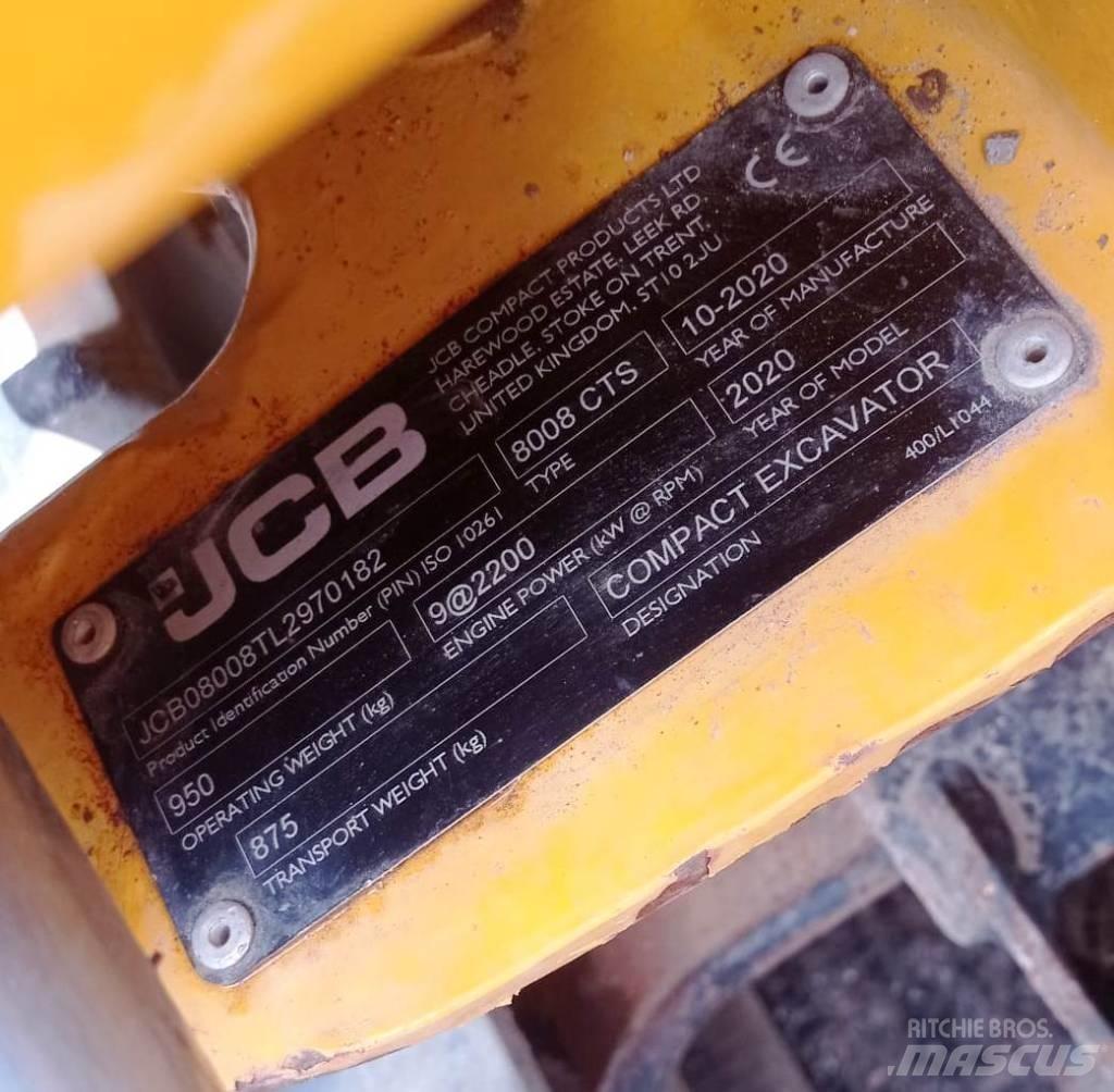JCB 8008 CTS Mini rýpadlá < 7t