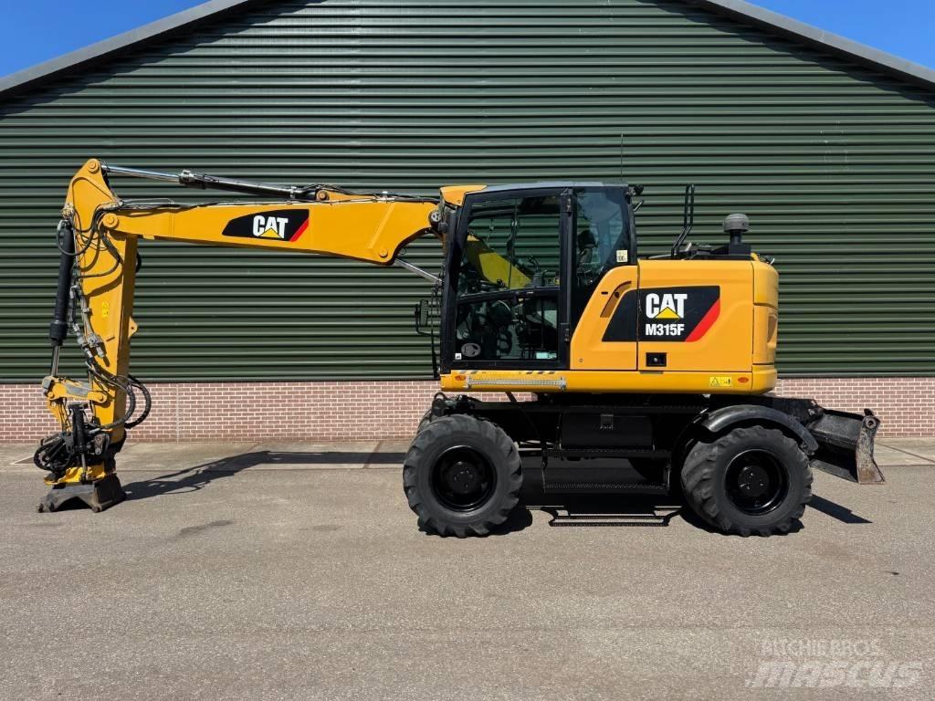 CAT M 315 F Kolesové rýpadlá